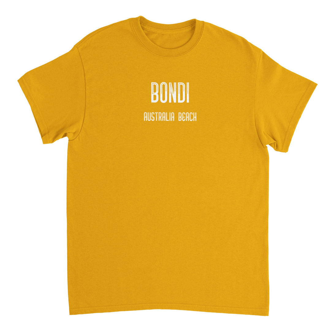 BONDI Unisex Thick Crew Neck T-shirt