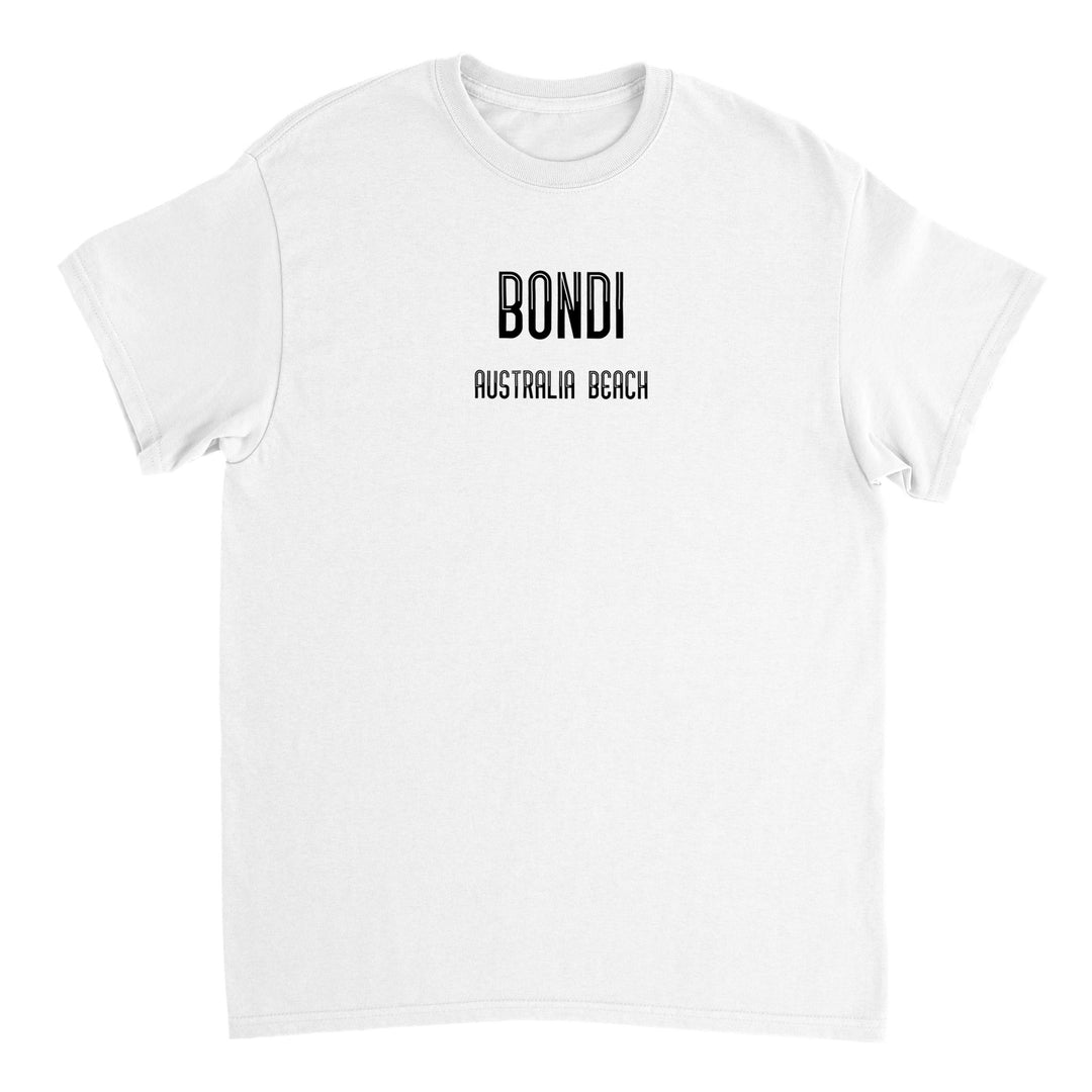 BONDI Unisex Thick Crew Neck T-shirt