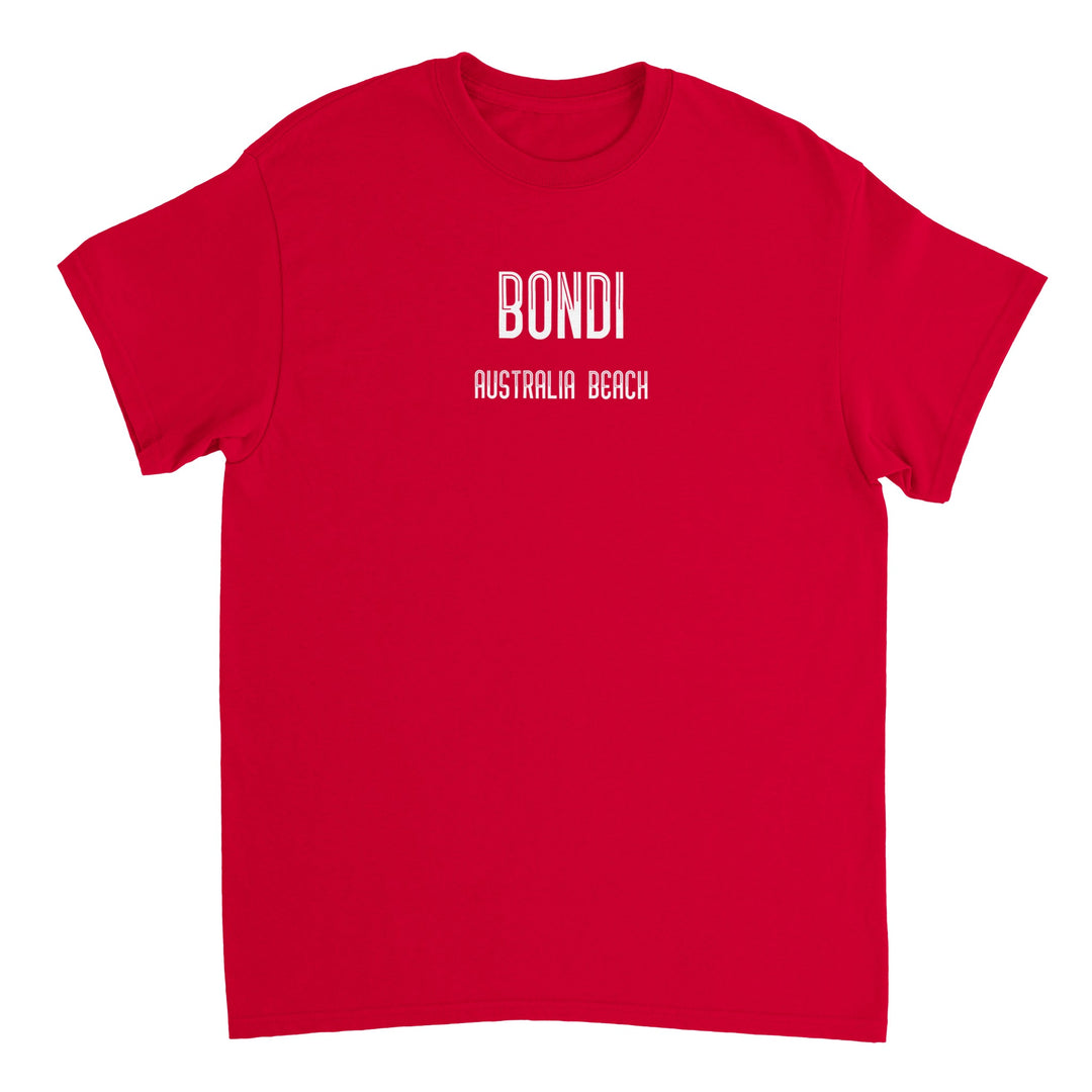 BONDI Unisex Thick Crew Neck T-shirt