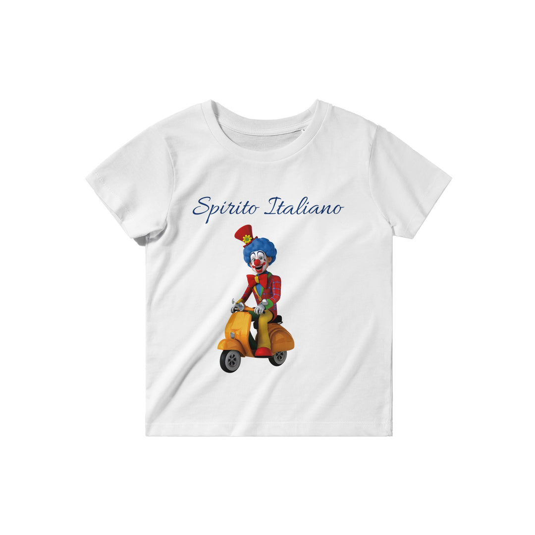 Organic children's crew neck T-shirt ITALIA