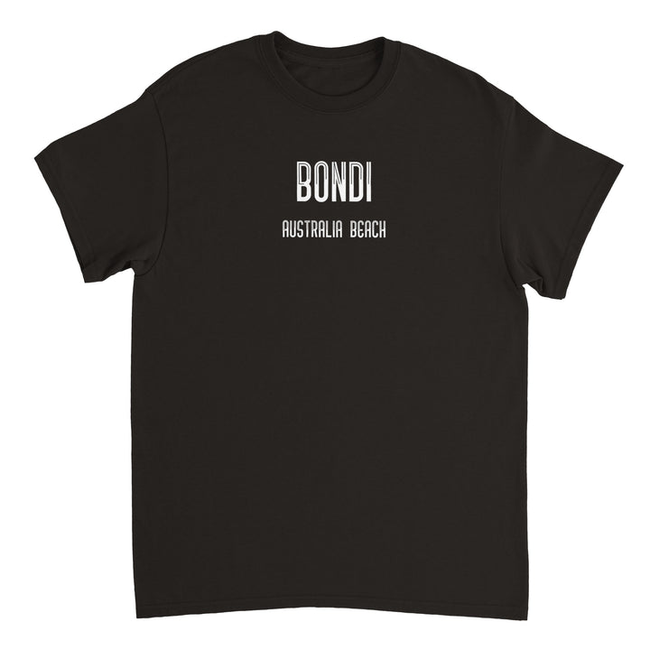 BONDI Unisex Thick Crew Neck T-shirt