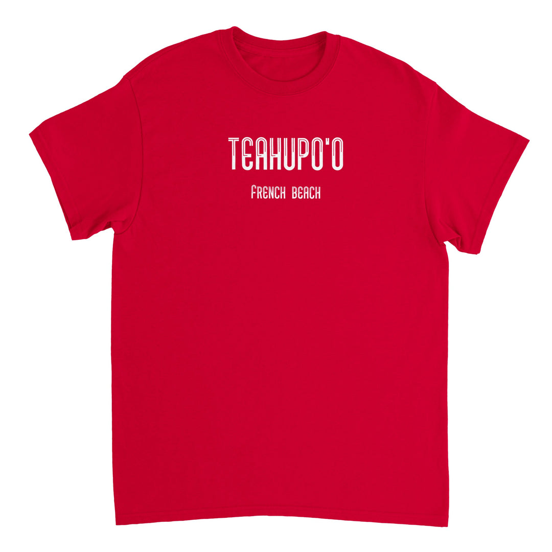 TEAHUPO'O Unisex Thick Crew Neck T-shirt