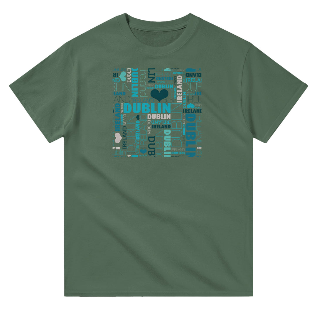 DUBLIN Unisex Thick Crew Neck T-shirt